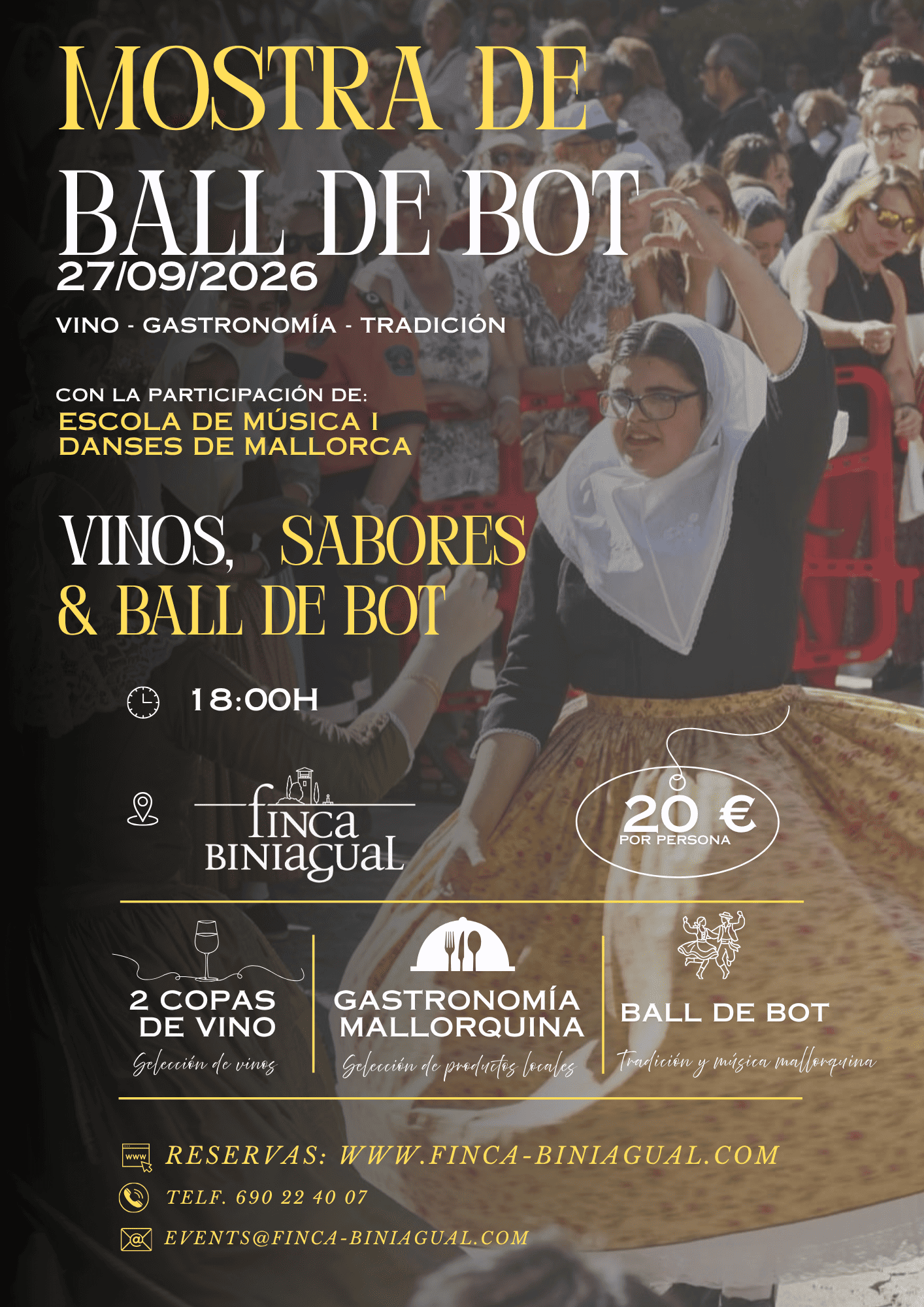 Traditional Mallorcan dance performance (Ball de Bot)